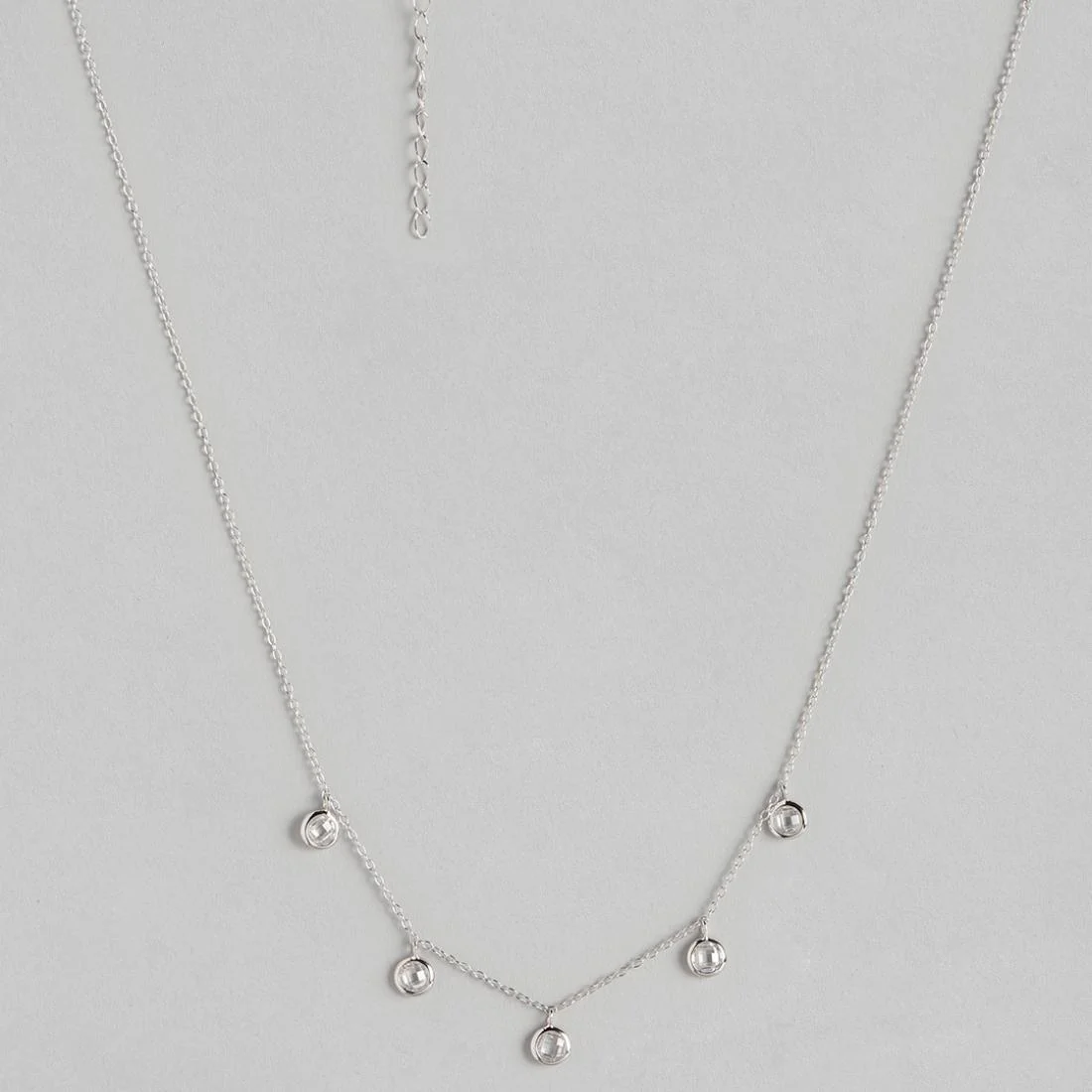 Made for the Queens Rhodium Plated 925 Sterling Silver Necklace - Image 5