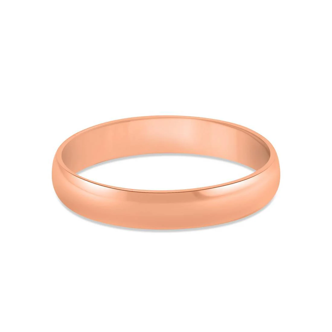 Minimal Rose Gold Plated 925 Sterling Silver Men's Ring (One-Size) - Image 4