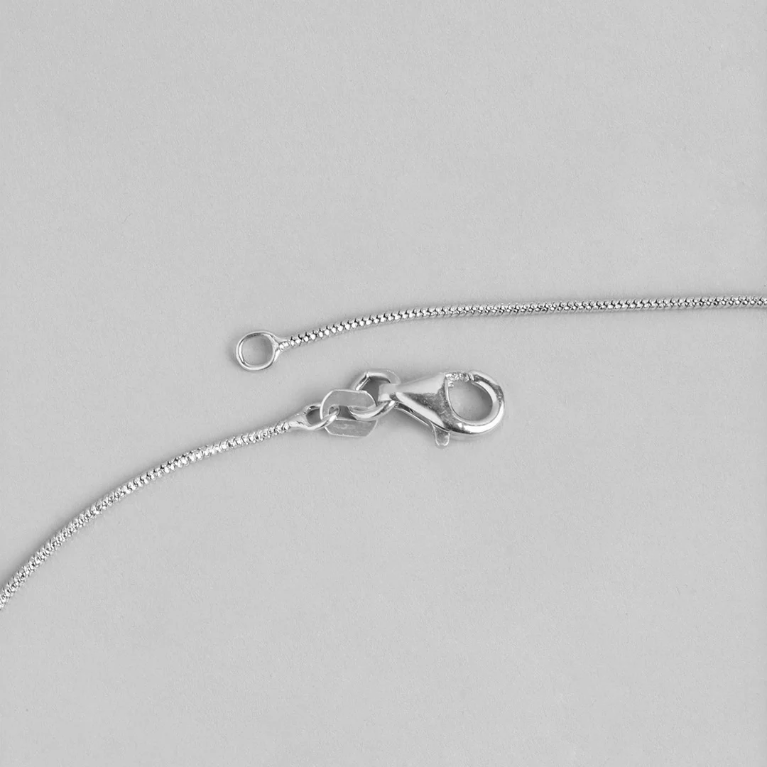 Minimal Simple look Chain 925 Silver Anklet - Image 10