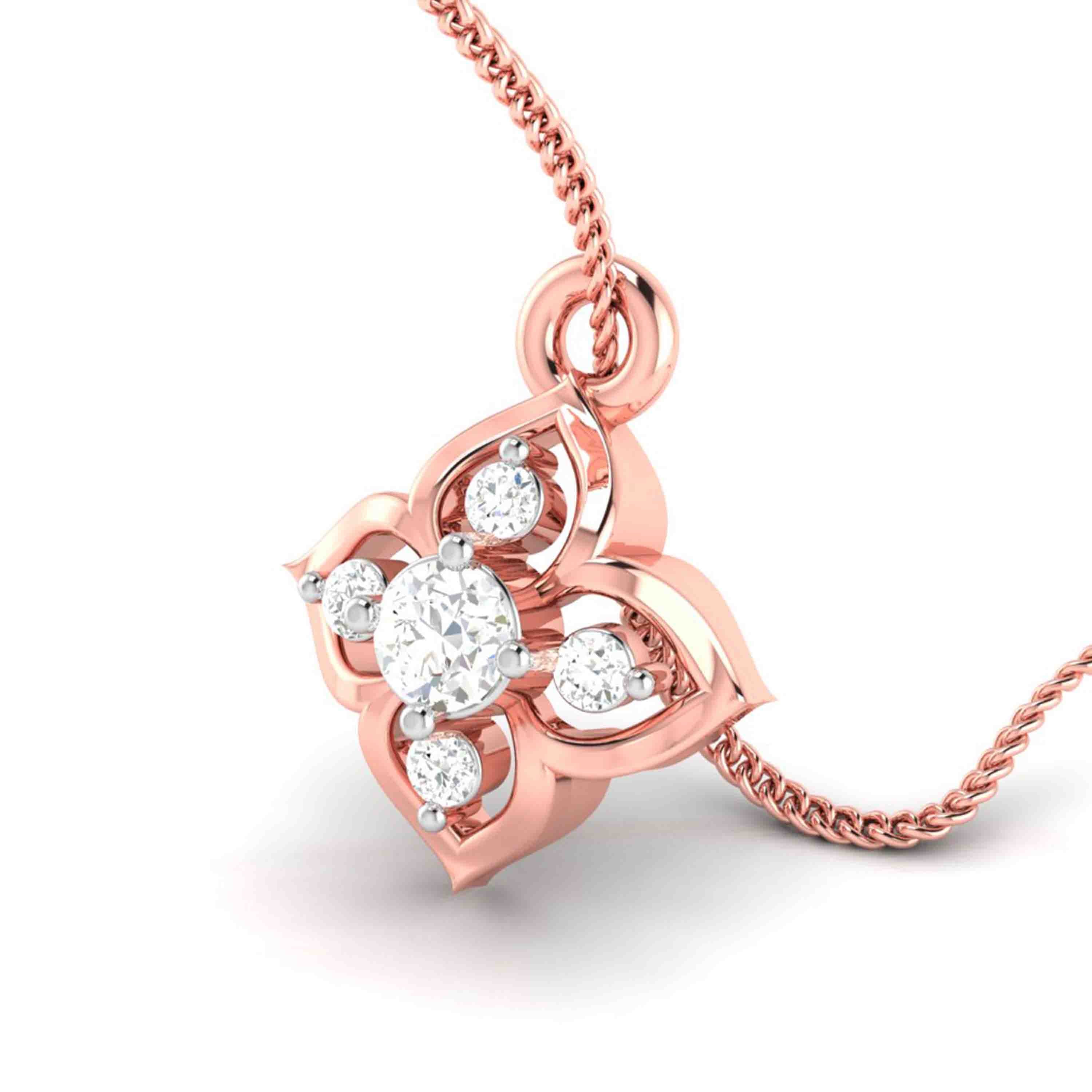 Minimalist Sparkle Lab-Grown Diamond Circle Pendant without Chain - Image 6