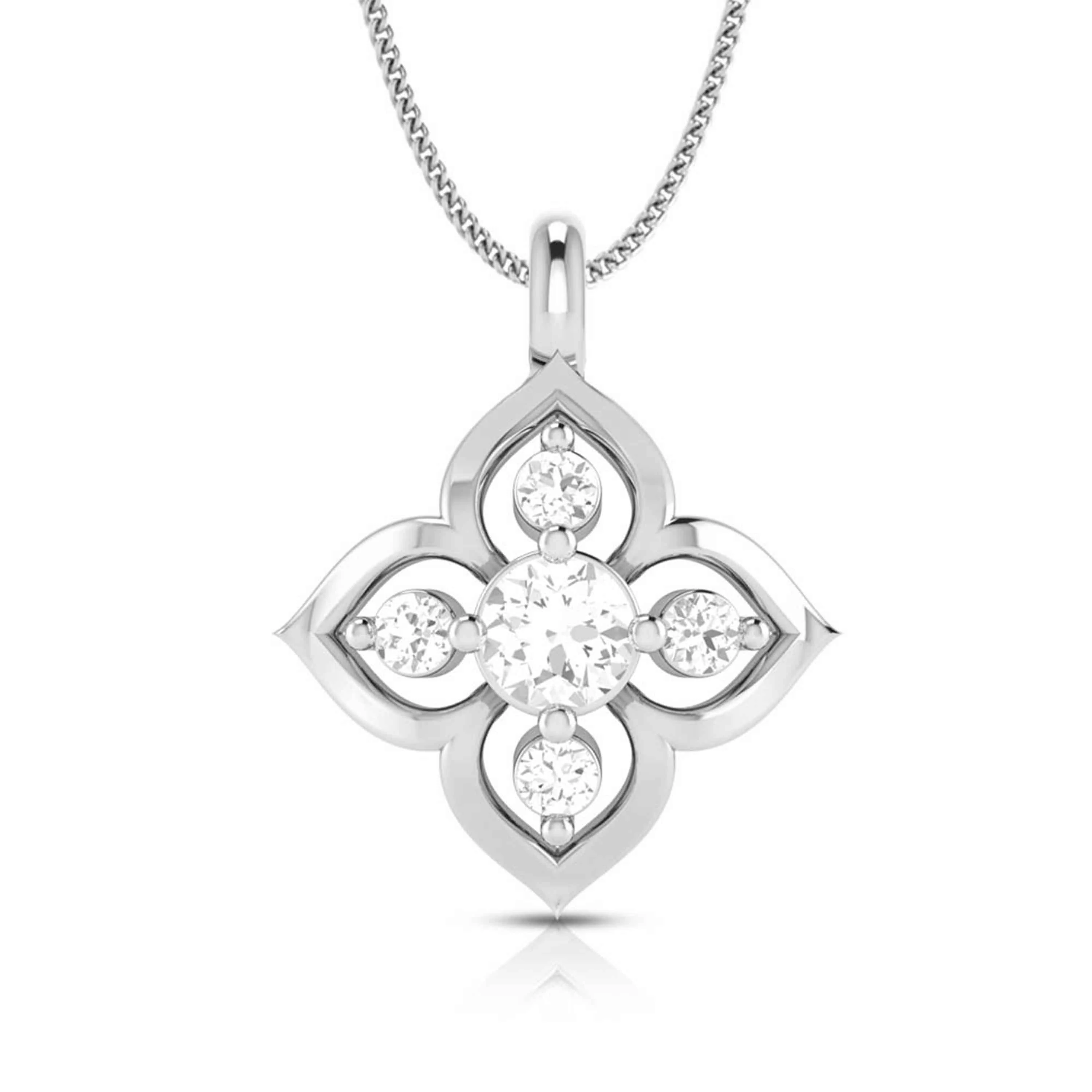 Minimalist Sparkle Lab-Grown Diamond Circle Pendant without Chain - Image 9