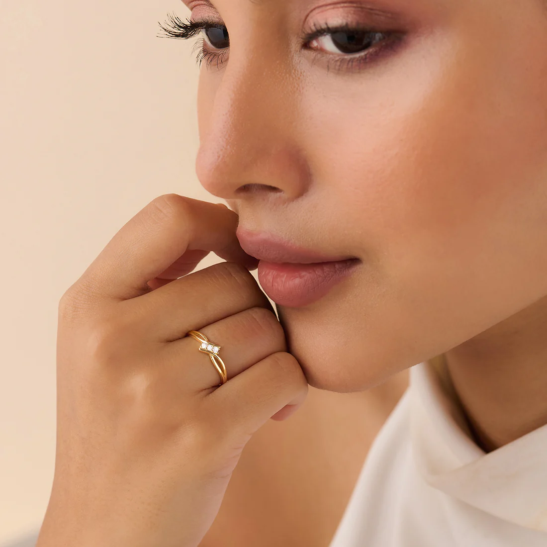 Zavya Promise-Box x My Infinite Vow Gold Plated Ring (Adjustable) - Image 4