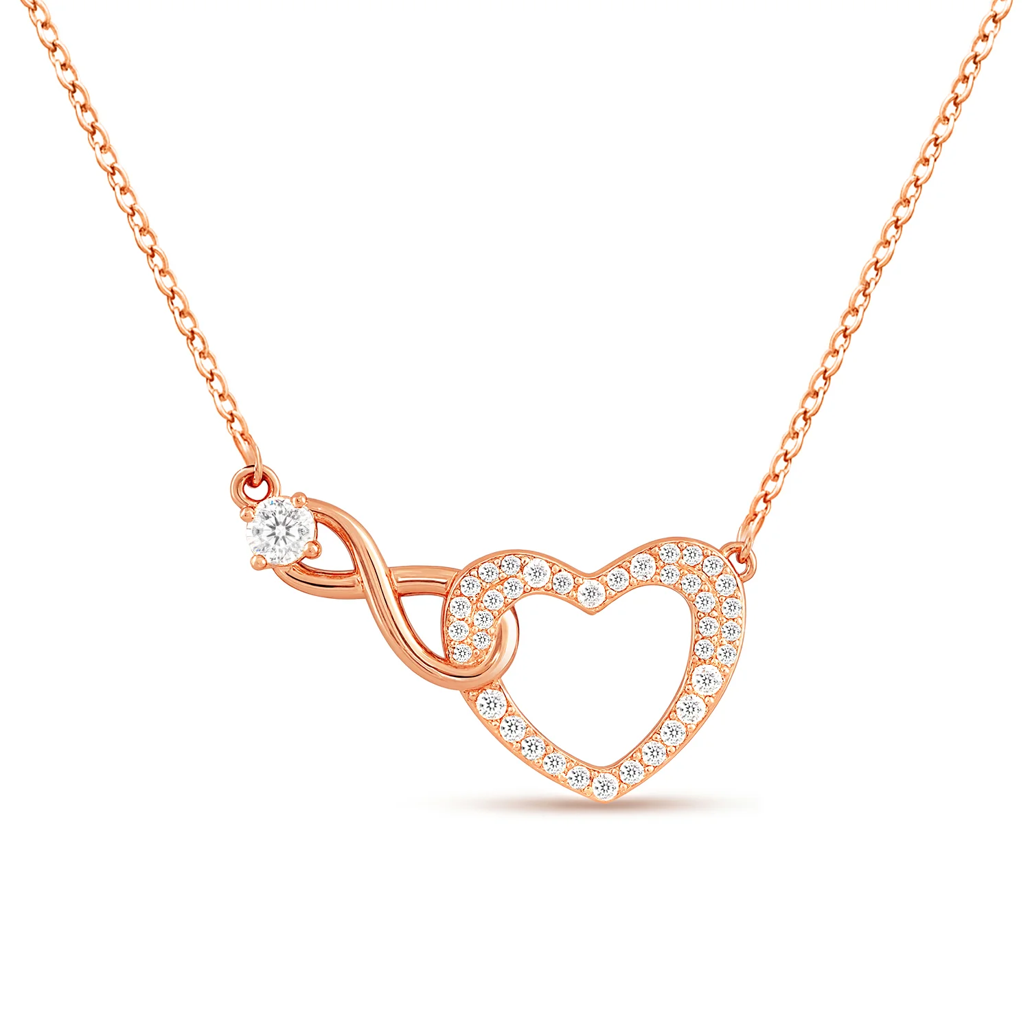 Our Infinite Story Rose Gold Plated Necklace - Image 7