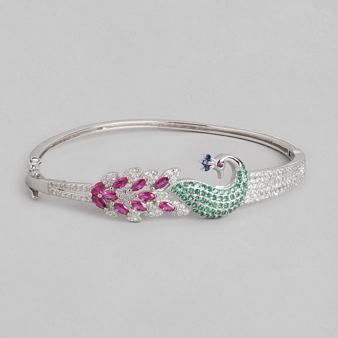 Peacock 925 Sterling Silver Bracelet Gift Hamper - Image 9