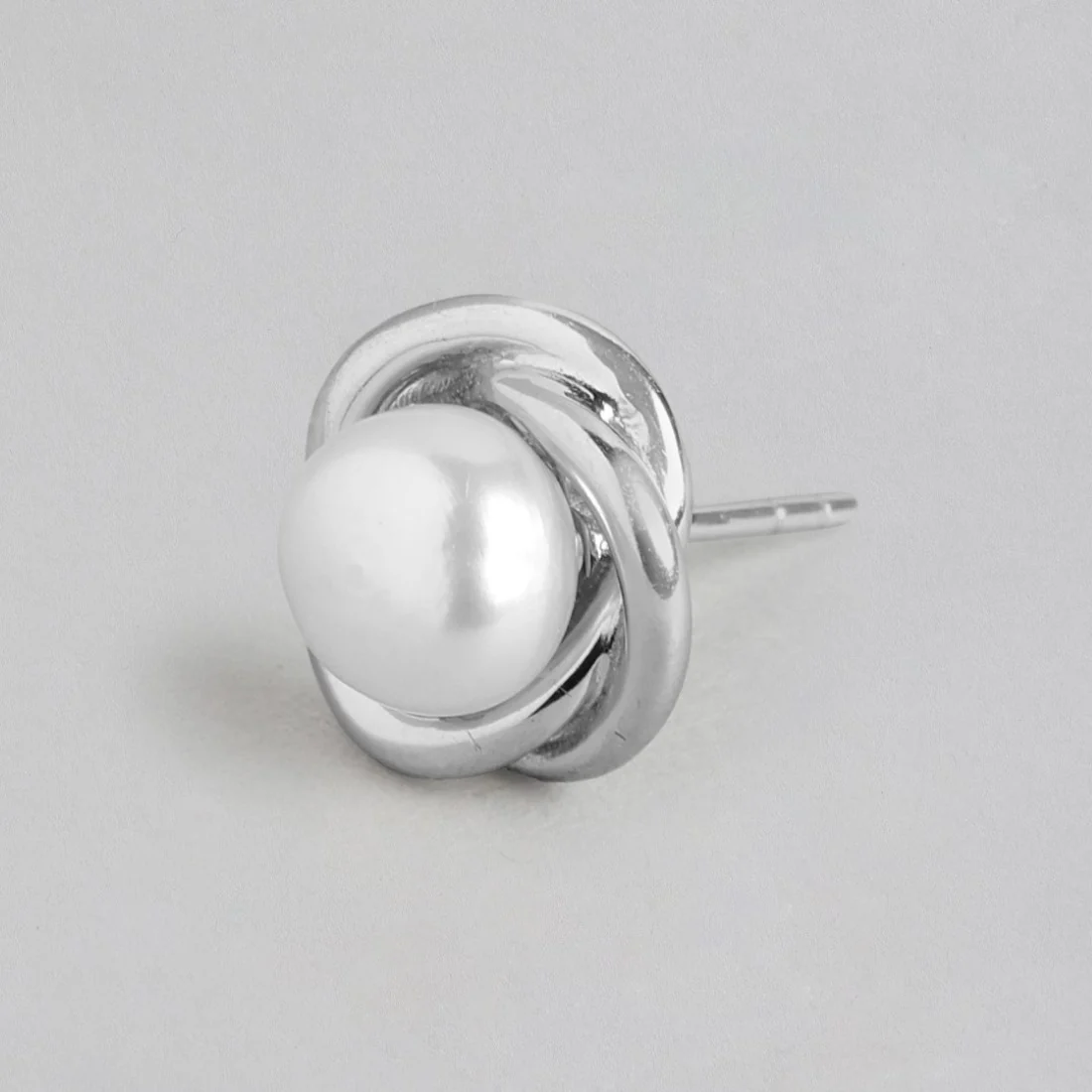 Pearl Elegance Radiance Rhodium-Plated 925 Sterling Silver Jewelry Set - Image 5