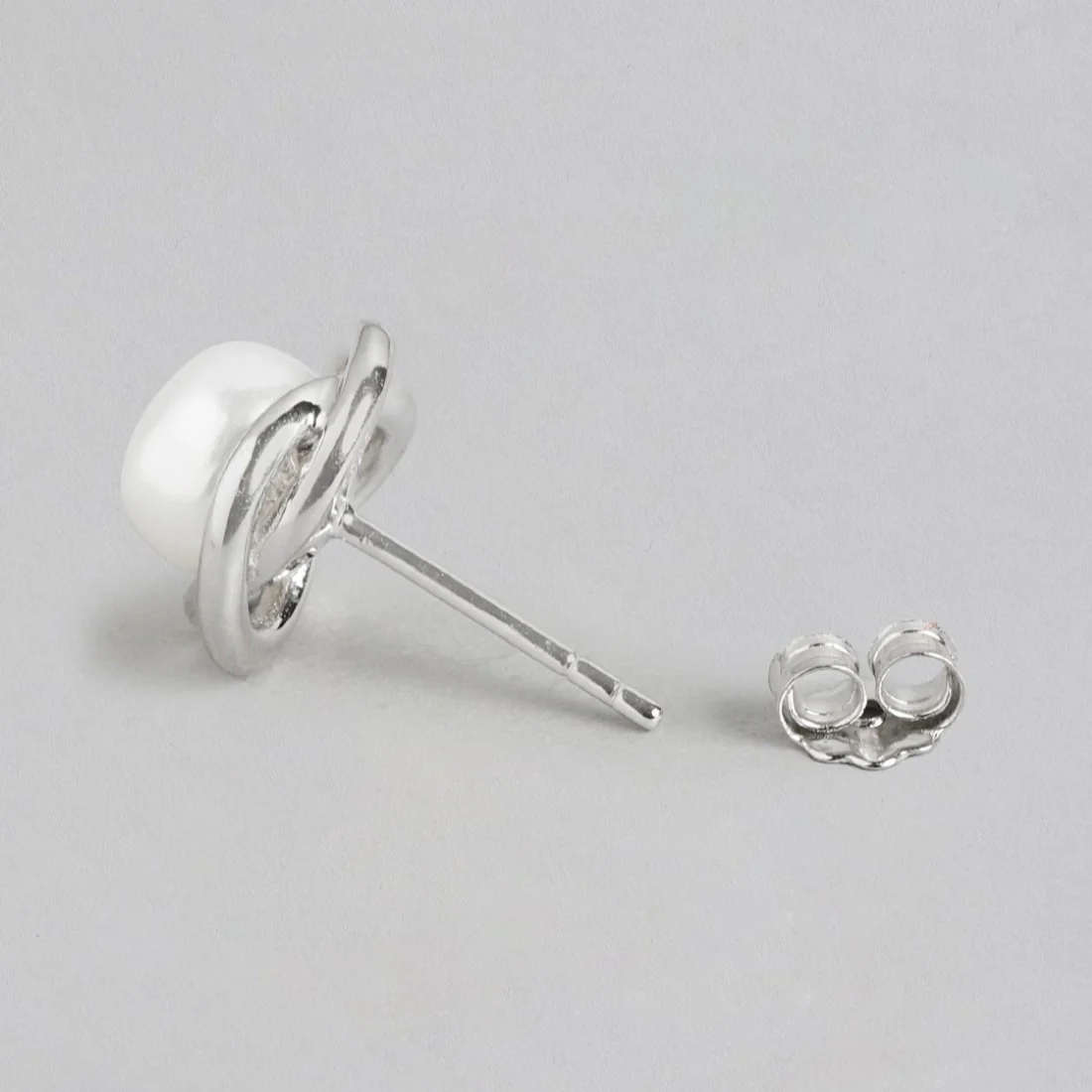 Pearl Elegance Radiance Rhodium-Plated 925 Sterling Silver Jewelry Set - Image 7