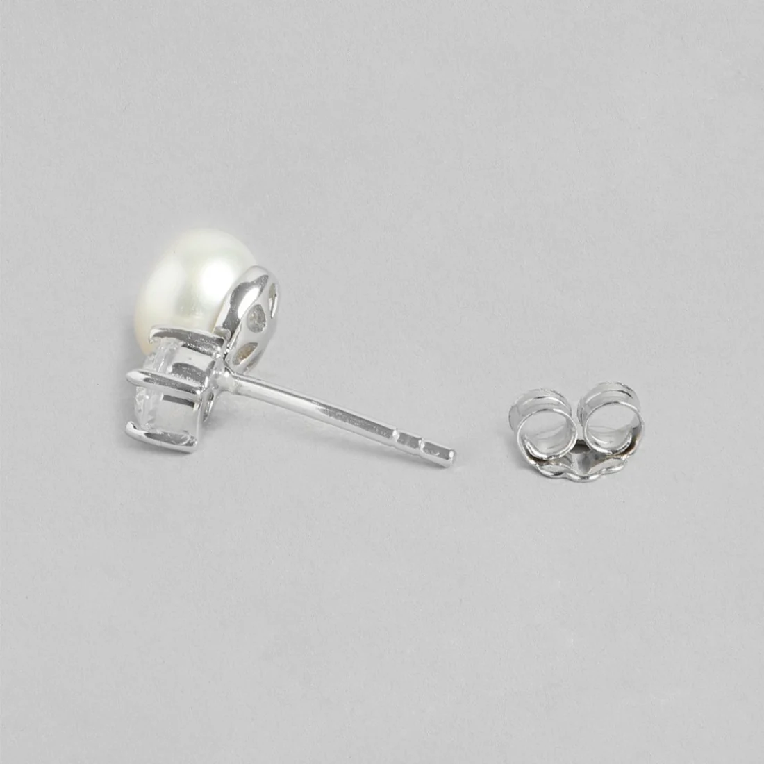 Pearl Radiance Harmony Rhodium-Plated 925 Sterling Silver Jewelry Set - Image 7