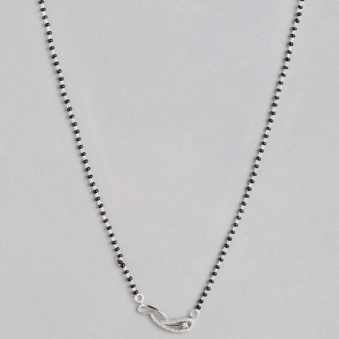 Petals Mangalsutra 925 Rhodium-plated Silver - Image 5