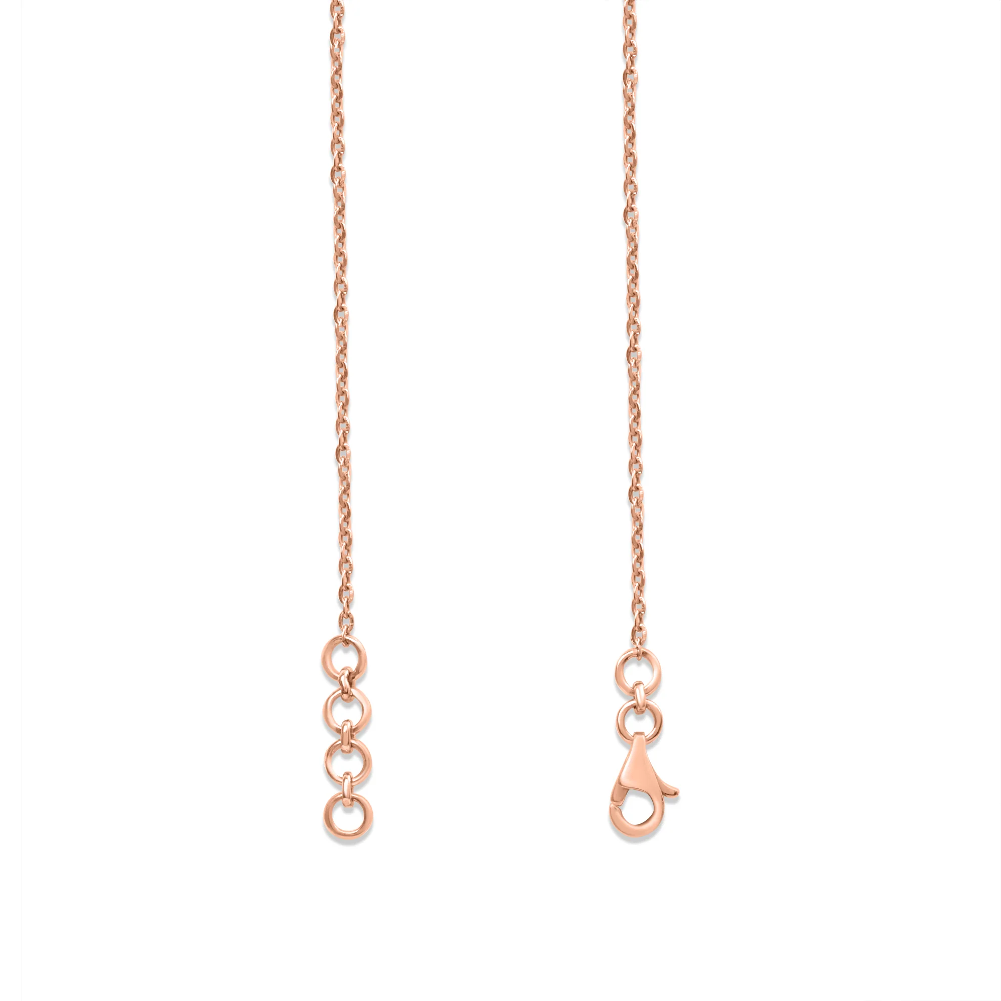 0.3 CT Pink Lotus Rose Gold Necklace with Lab-Grown Diamonds - Image 5