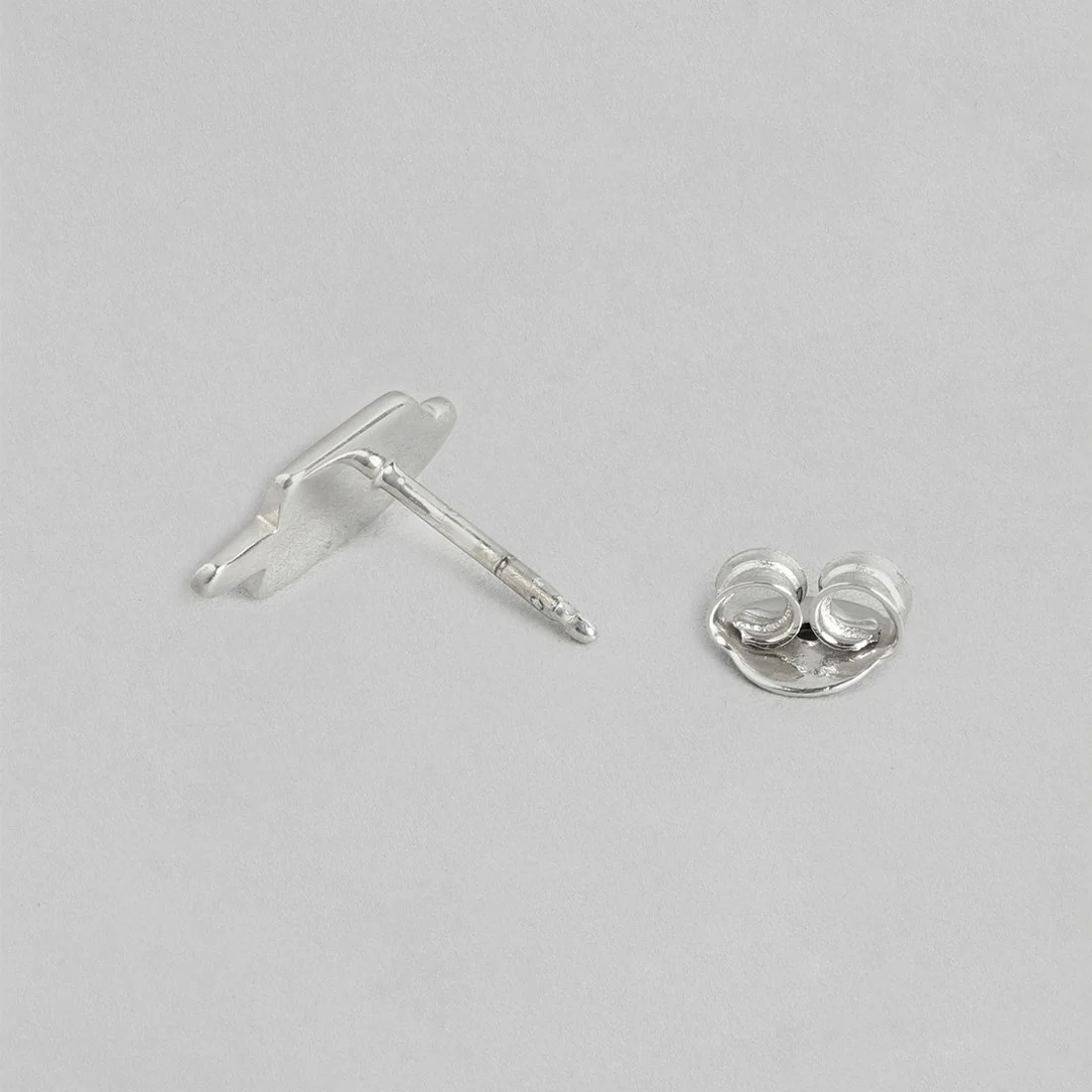 Popsicle Funky Rhodium Plated 925 Sterling Silver Studs - Image 5