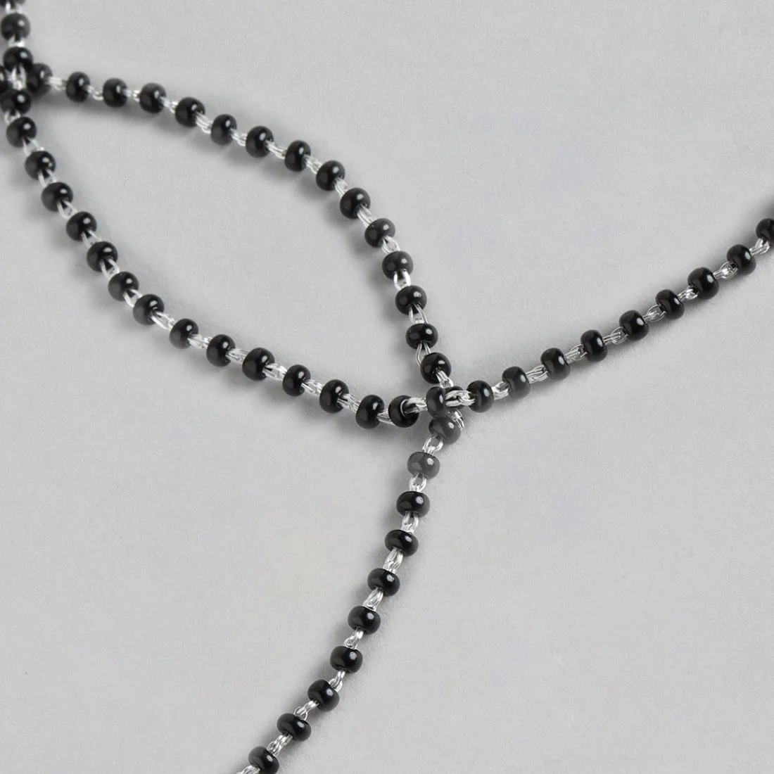 Radiant Bead Symphony 925 Sterling Silver Anklet - Image 8