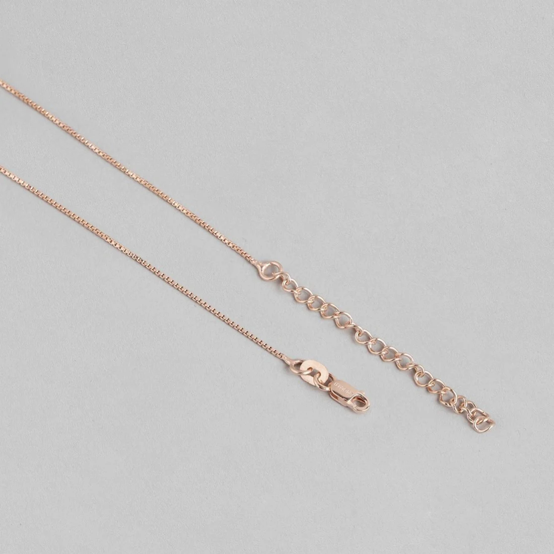 Radiant Rose Gold Abstract Artistry 925 Sterling Silver Pendant with Chain - Image 6