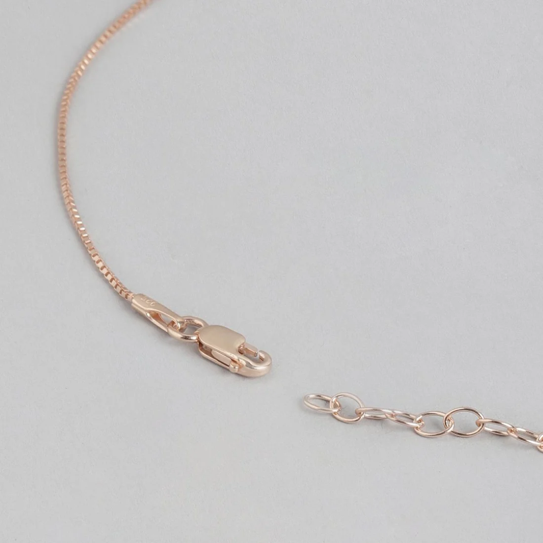Radiant Rose Gold Circle of Elegance CZ 925 Sterling Silver Pendant with Chain - Image 7