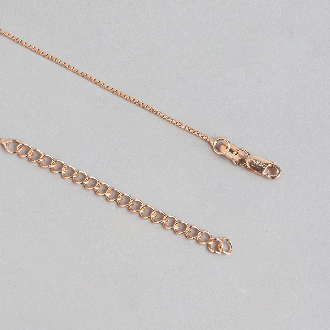 Radiant Rose Gold Elegance 925 Sterling Silver Women's Jewelry Set - Image 8