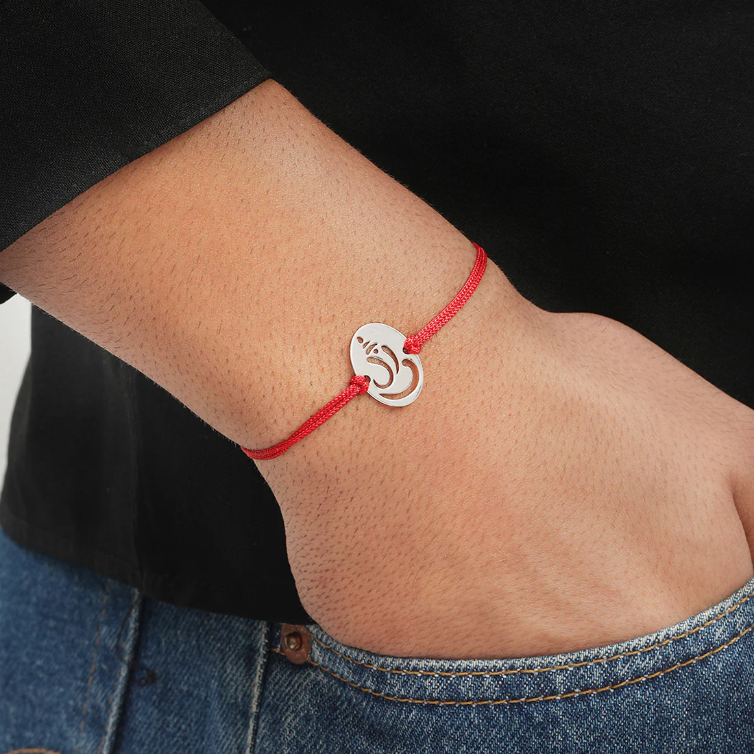 Rakhi Special 925 Sterling Silver Ganesha Rakhi - Image 3