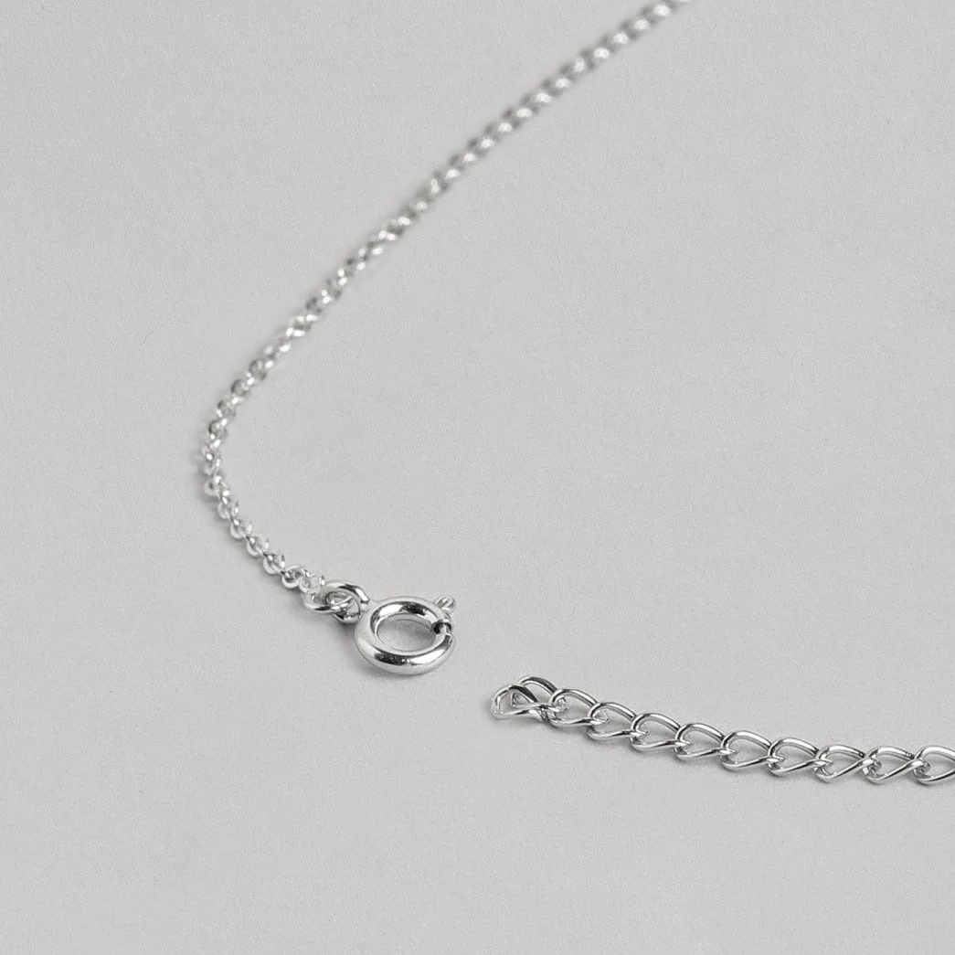Red Love 925 Sterling Silver CZ Necklace - Image 8