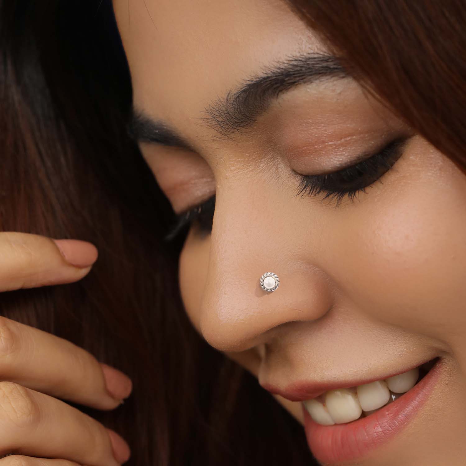 Set of 7, 925 Sterling Silver Nose Pin Set - Image 3