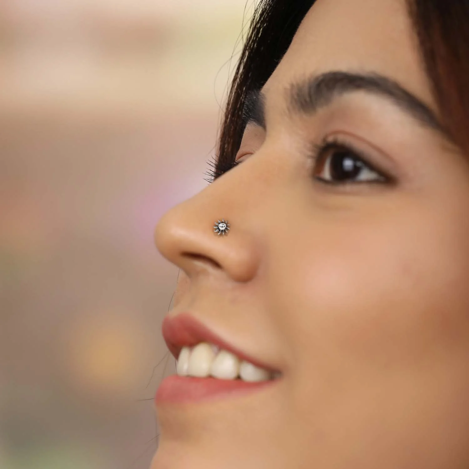 Set of 7, 925 Sterling Silver Nose Pin Set - Image 5