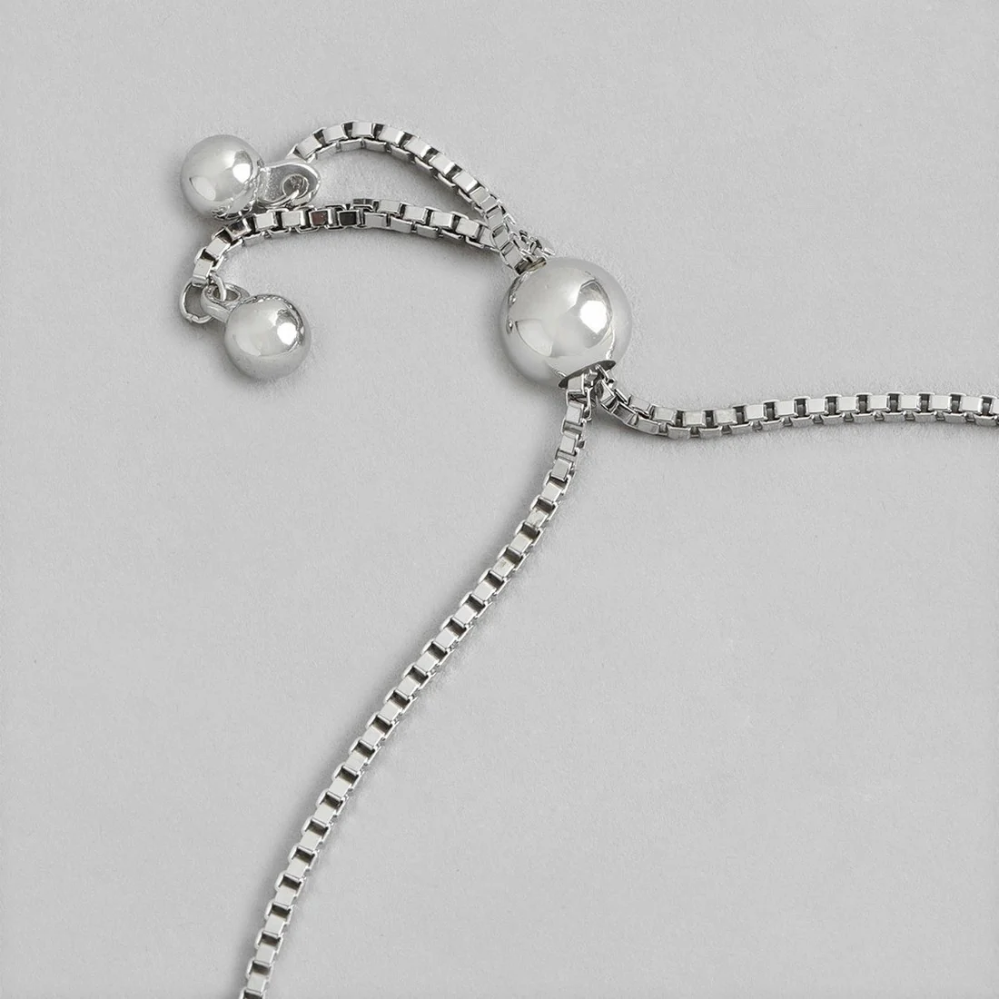 Evil Eye Solitaire Rhodium Plated 925 Sterling Silver Bracelet - Image 6