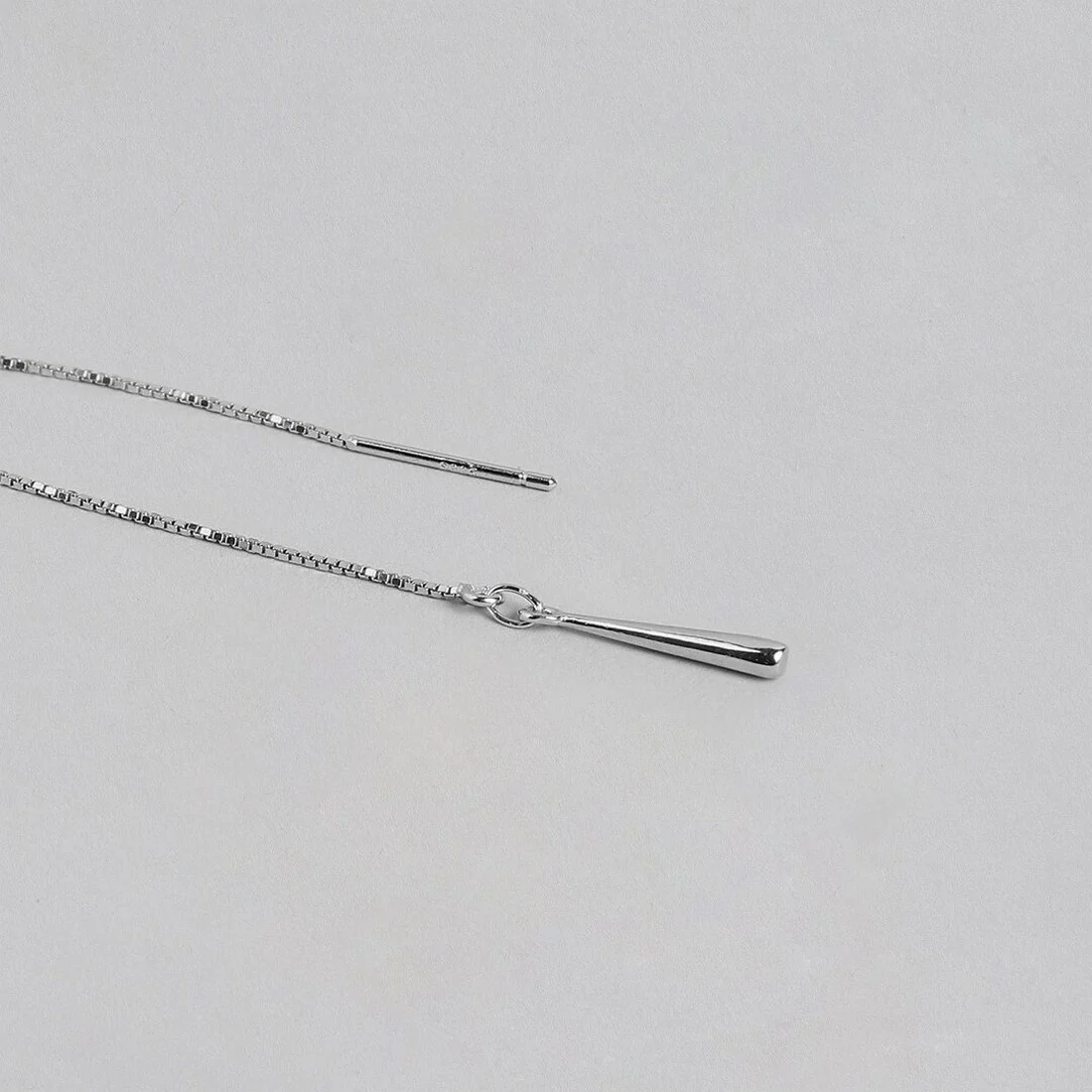 Sui Dhaga 925 Silver Earrings - Image 9