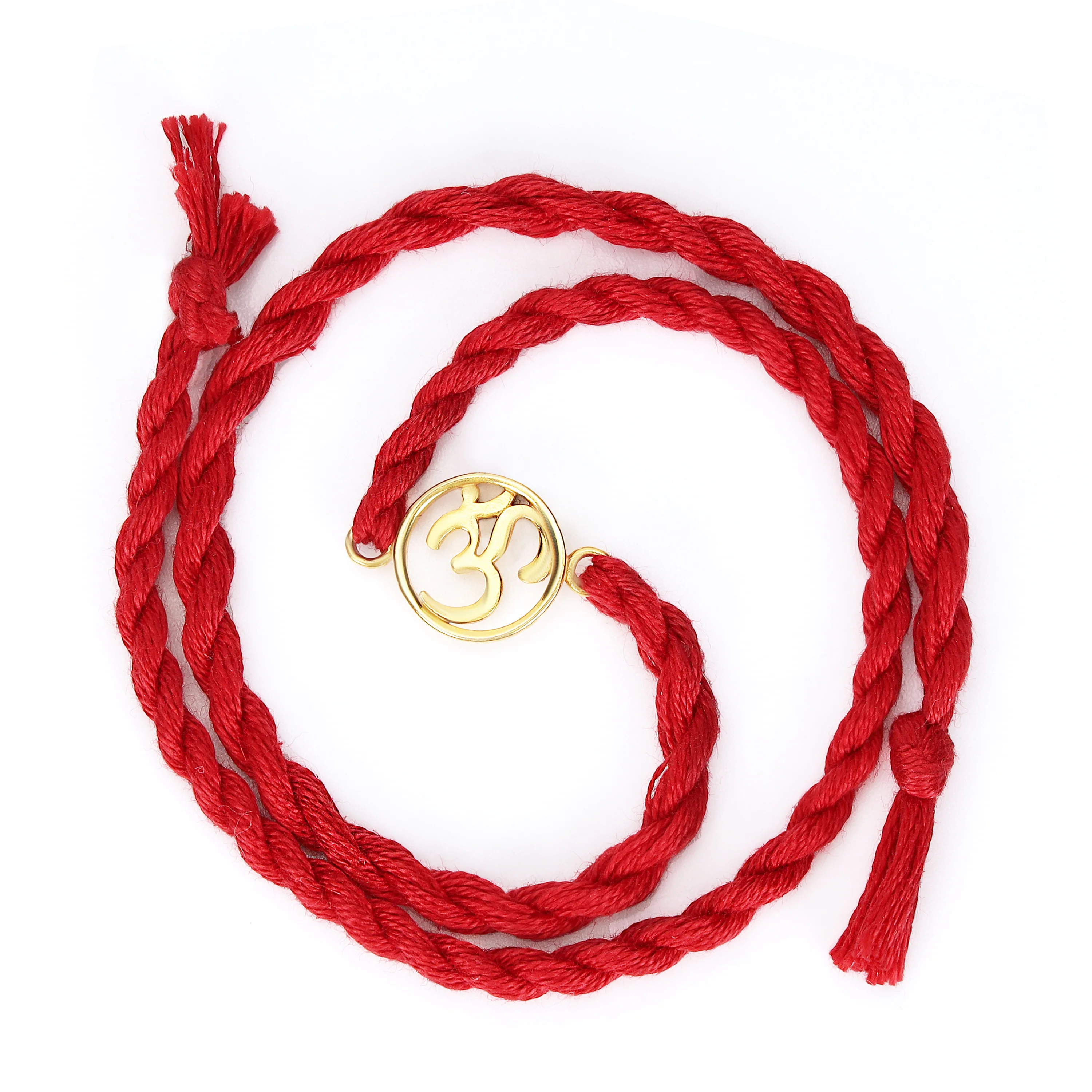 Divine Bonds: The Om-Infused 925 Sterling Silver Thread Rakhi - Image 8
