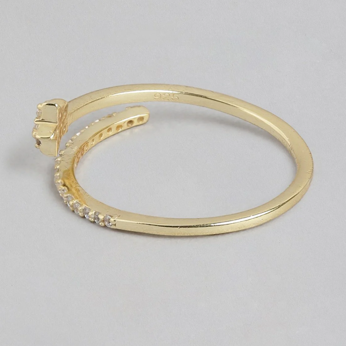 Star Spiral 925 Sterling Silver Ring for Her (Adjustable) - Image 6