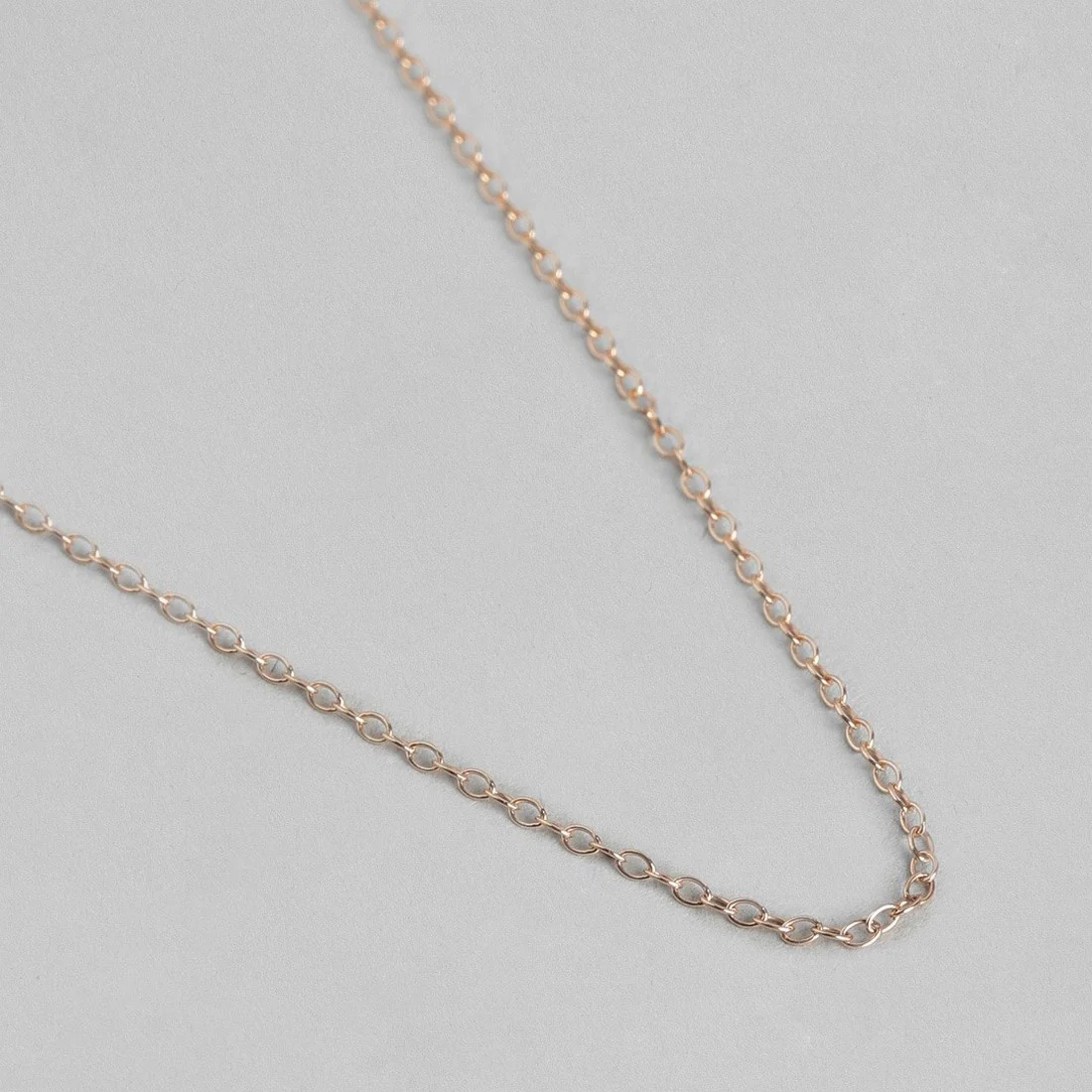 Radiant Rosegold Elegance 925 Sterling Silver Link Chain - Image 4