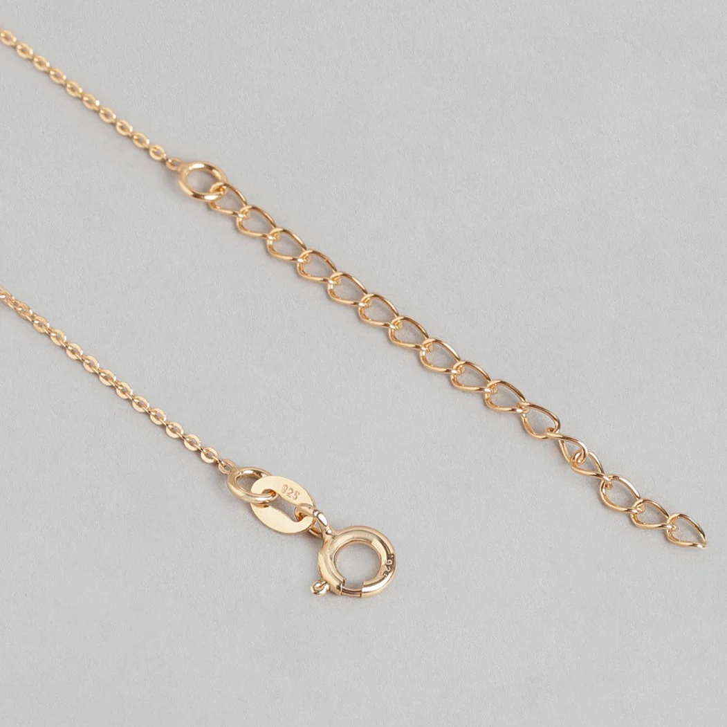 Rose Gold Plated 925 Sterling Silver Necklace - Image 5