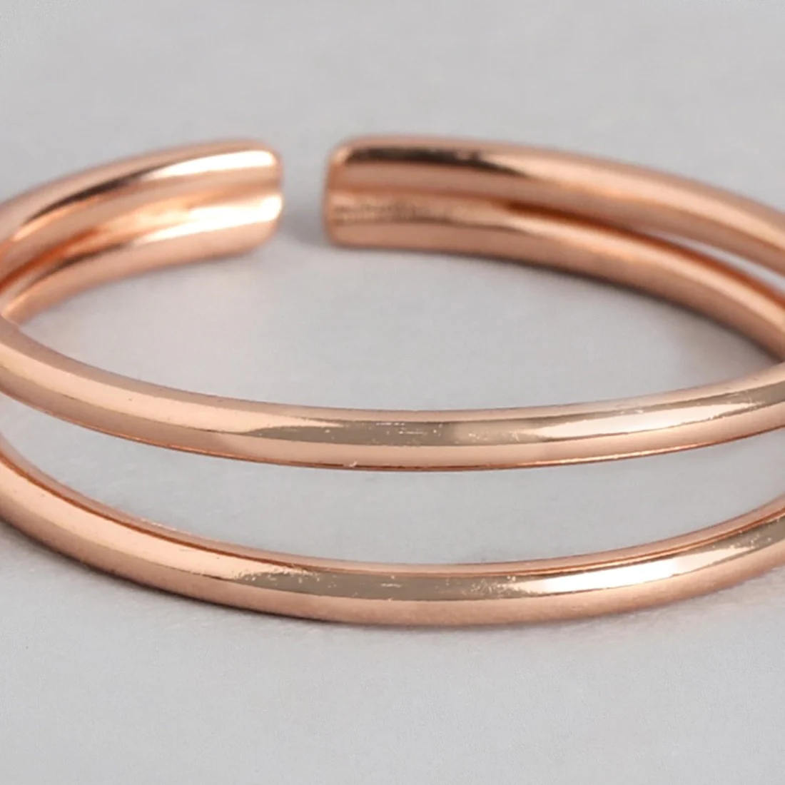 Rosy Radiance 925 Sterling Silver Rose Gold-Plated Women's Ring (Adjustable) - Image 7