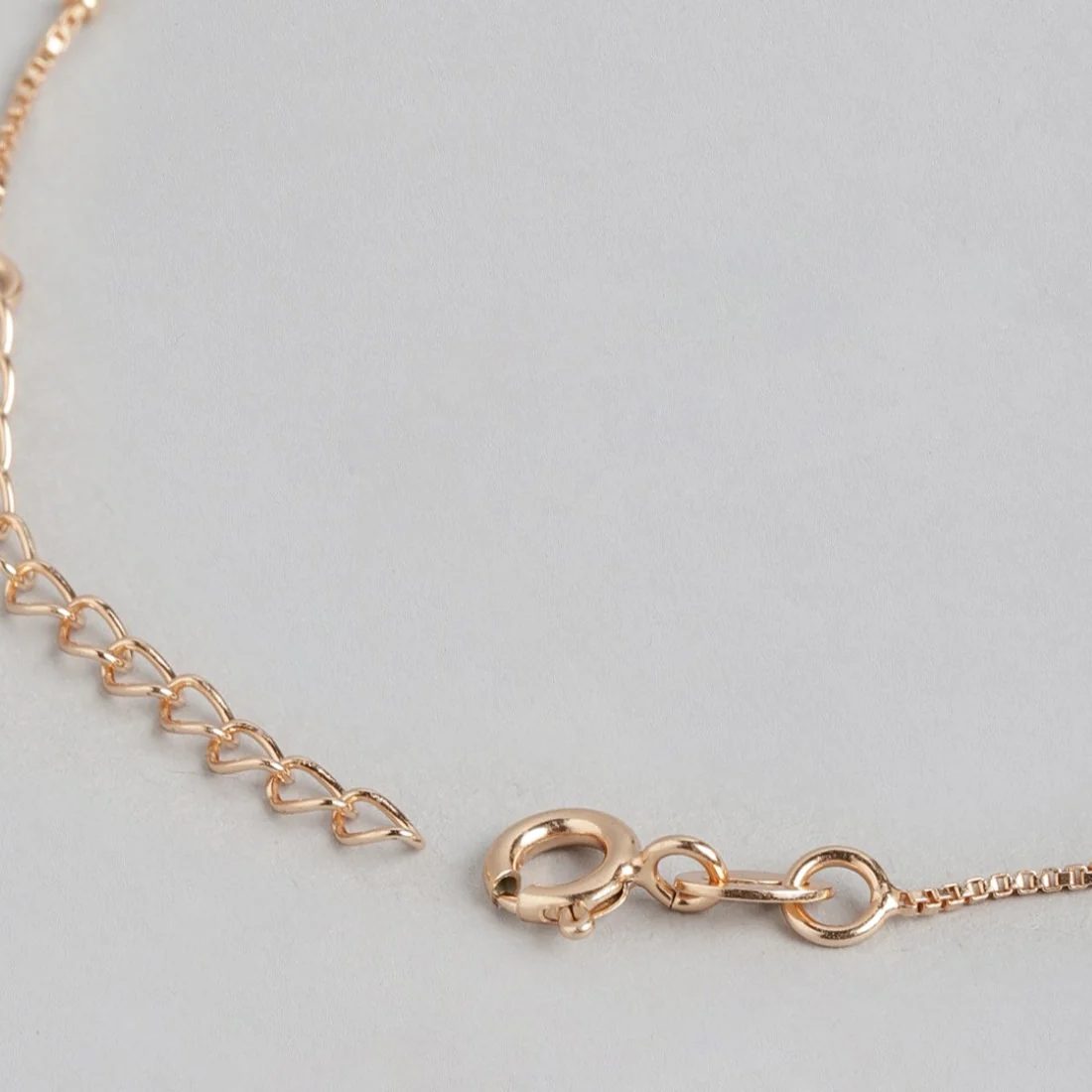 Rosy Romance Rose Gold-Plated 925 Sterling Silver Bracelet with Dual Hearts - Image 6