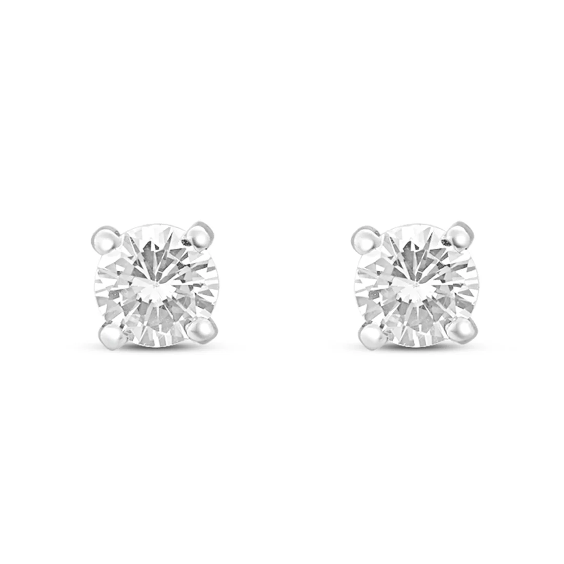 Sensational Solitaire 925 Silver Earrings - Image 7