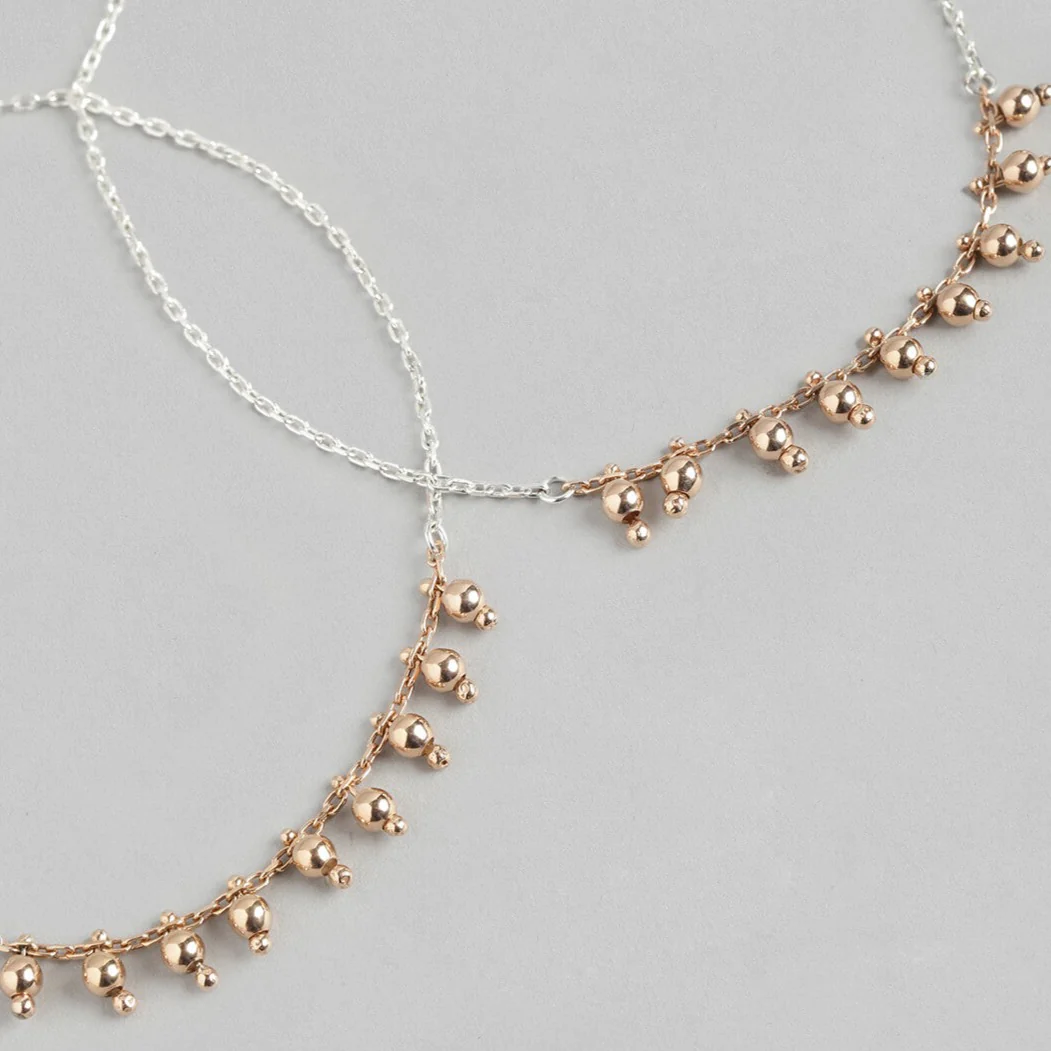 Dancing Night 925 Sterling Silver Anklet - Image 5