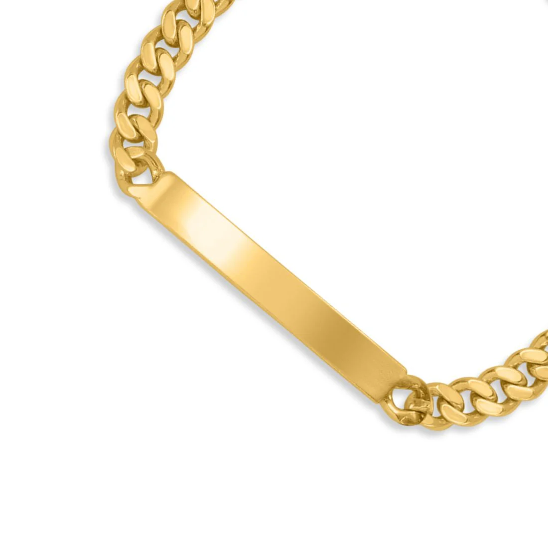 Signature Shine Gold Plated 925 Sterling Silver Men's Bracelet - Image 5