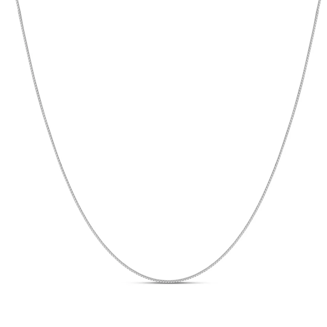 Minimal Muse Silver Box Chain - Image 5