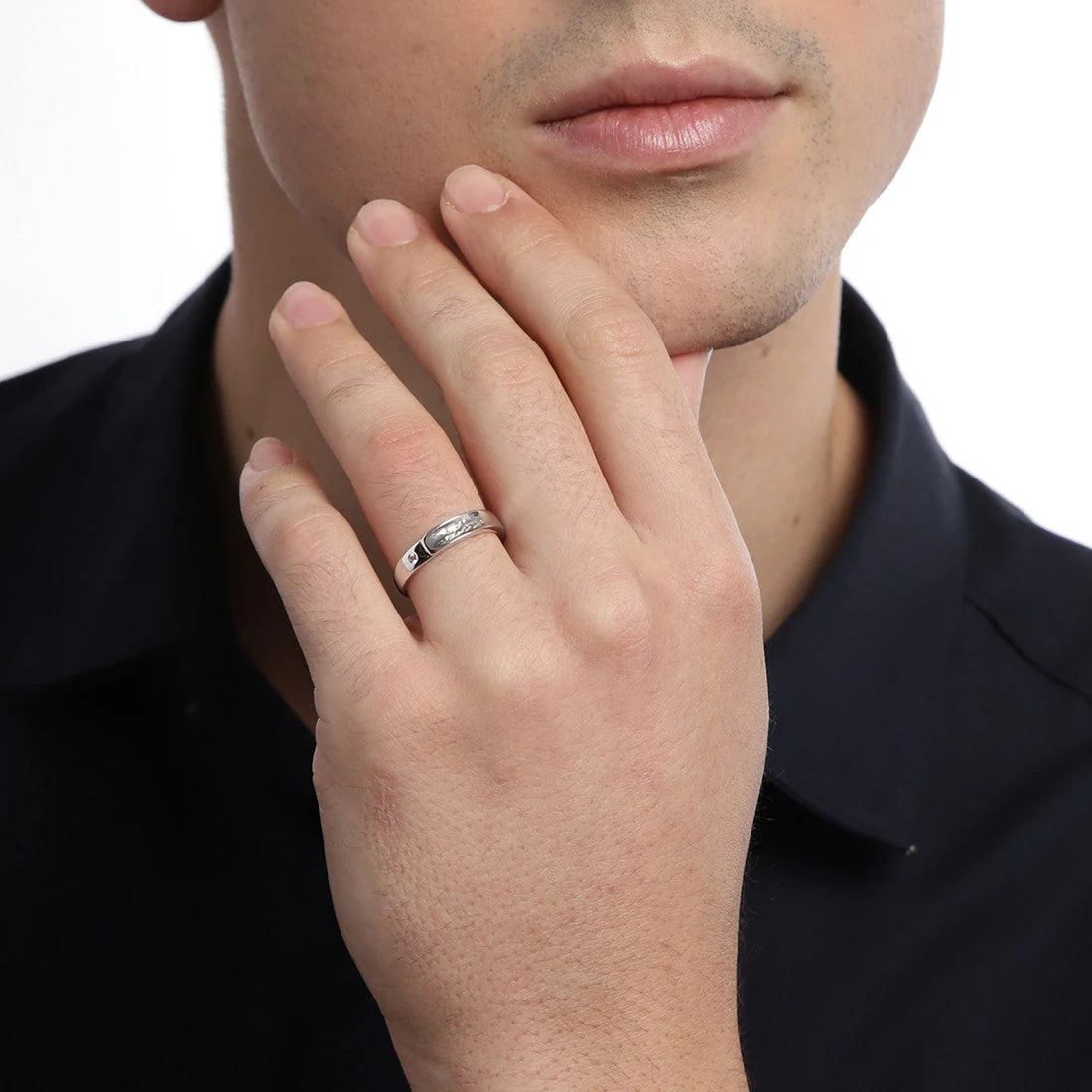 Simply LOVE 925 Sterling Silver Couple Ring - Valentines Edition With Gift Box (Adjustable) - Image 4