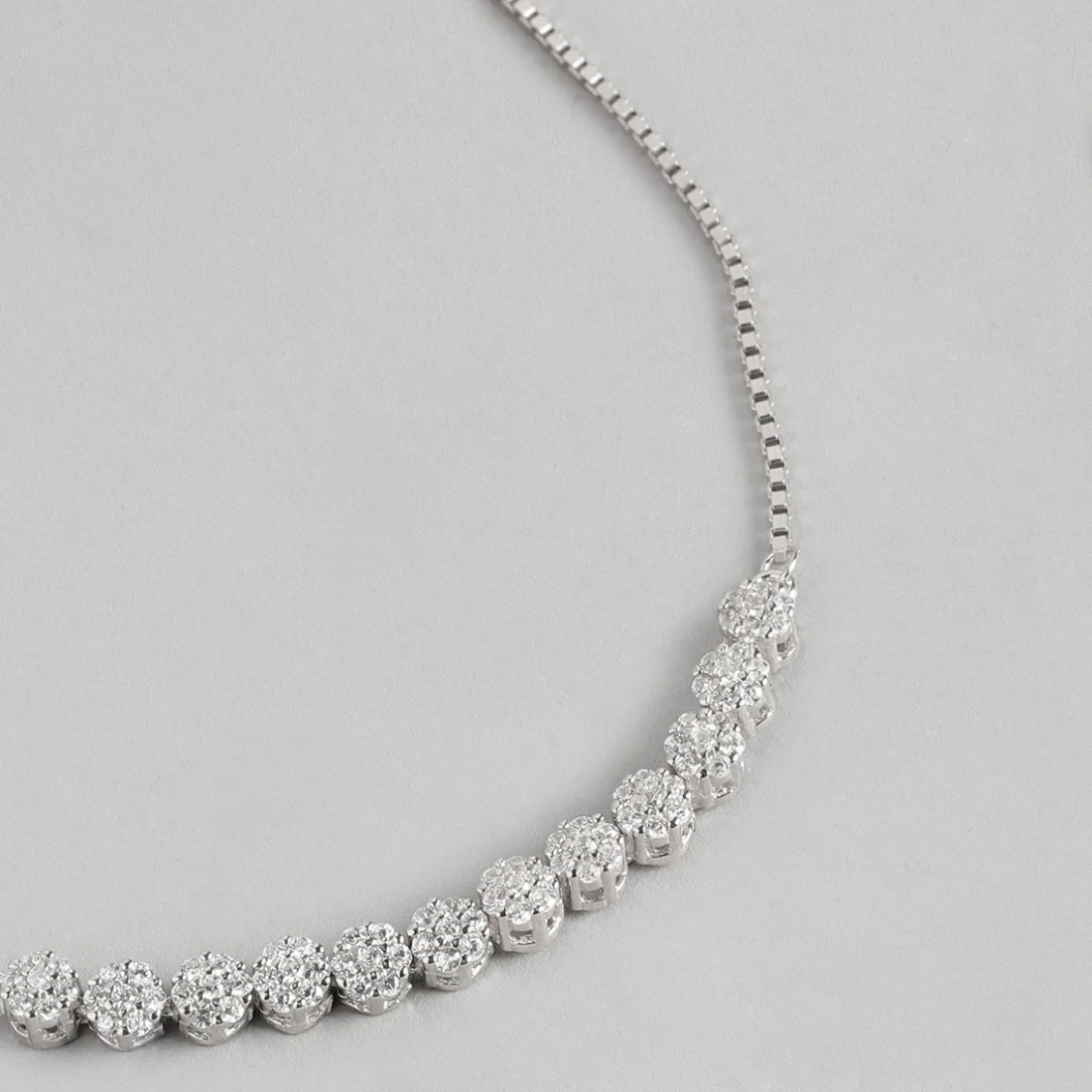 Diva Floral 925 Silver Bracelet - Image 8