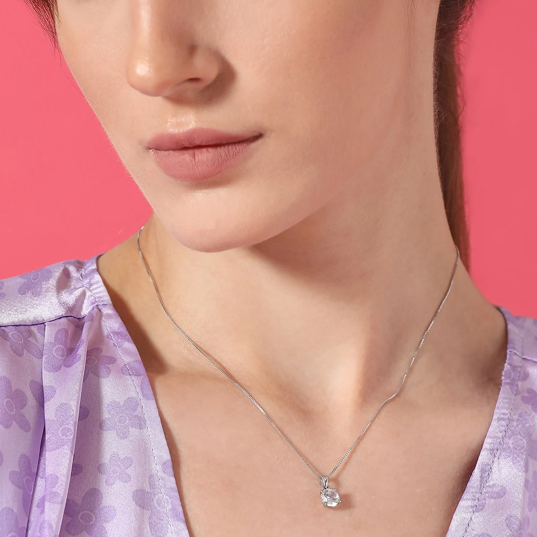 Solitaire 925 Silver Necklace Chain Gift Hamper - Image 7