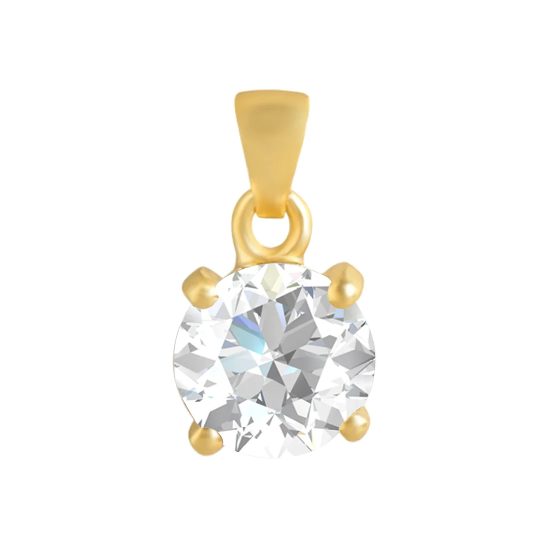 Solitaire 925 Silver Rhodium Plated Necklace Chain - Image 11