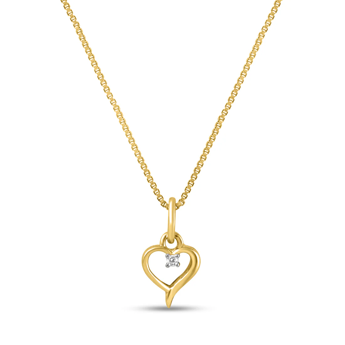 Sparkling Heart Lab - Grown Diamond Pendant - Image 3