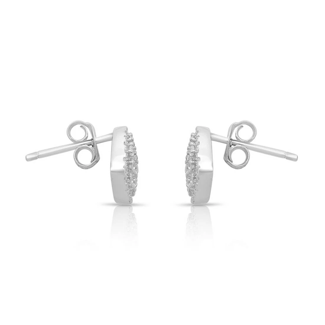 Sparkling Triangle 925 Sterling Silver Rhodium Plated Jewellery Set - Image 7