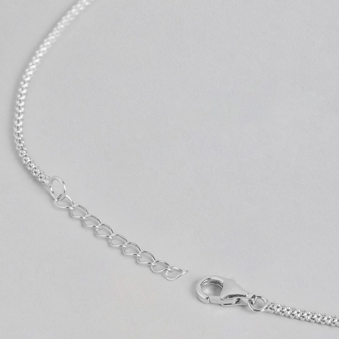 Squared Splendor Rhodium plated 925 Sterling Silver Cubic Zirconia Jewelry Set - Image 8