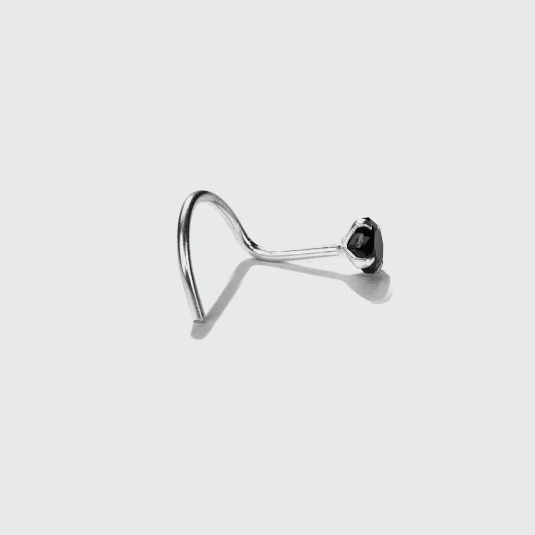 Starry Elegance Rhodium-Plated Combo of 4 Nosepins with CZ Accents - Image 6