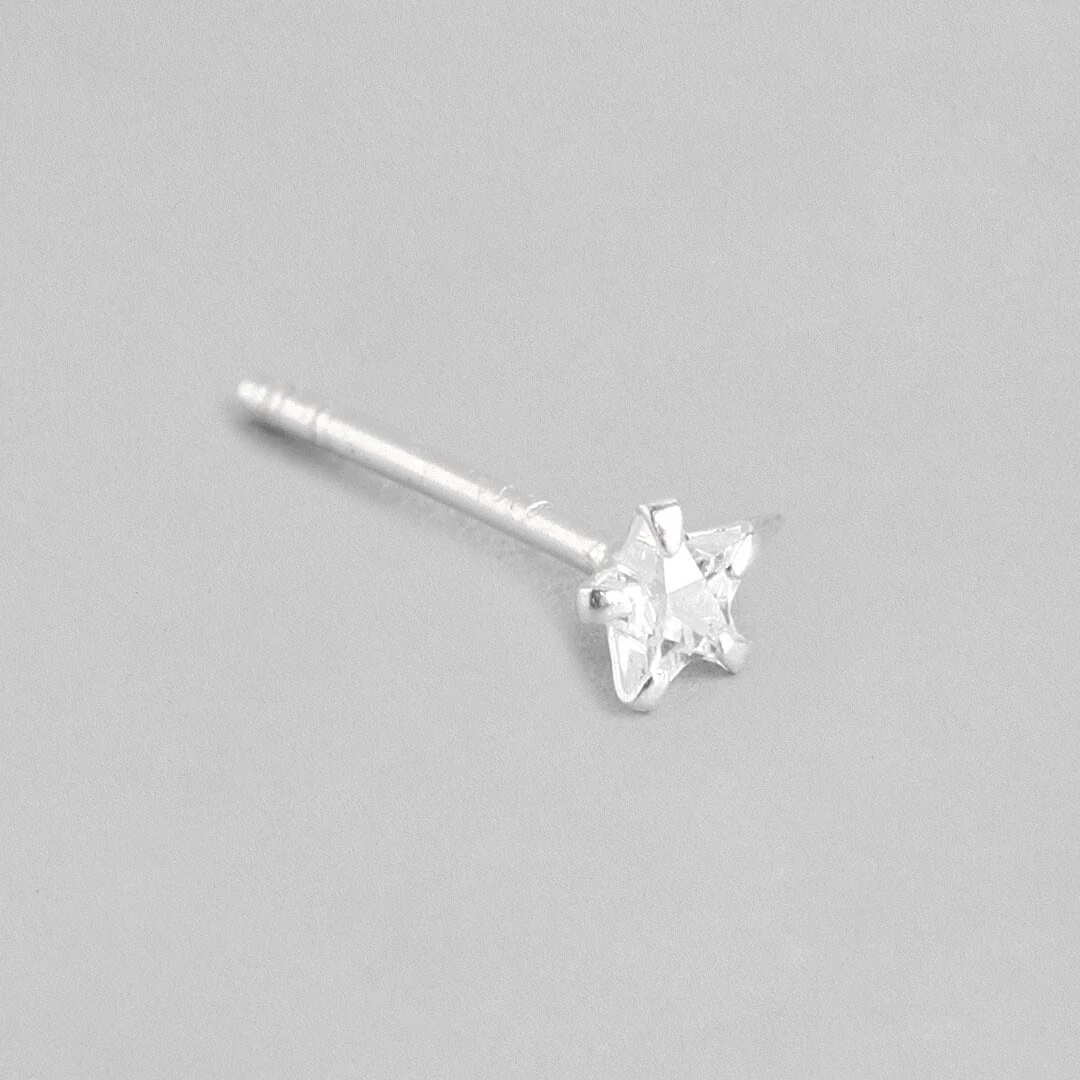 Starry Heartbeat Rhodium-Plated CZ 925 Sterling Silver Combo Earrings - Image 7