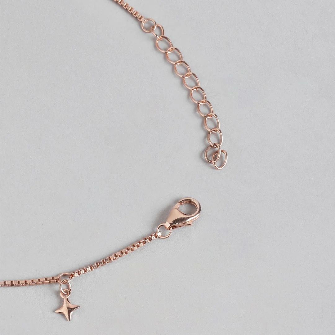 Starry Night 925 Sterling Silver Rose gold Plated Bracelet - Image 8