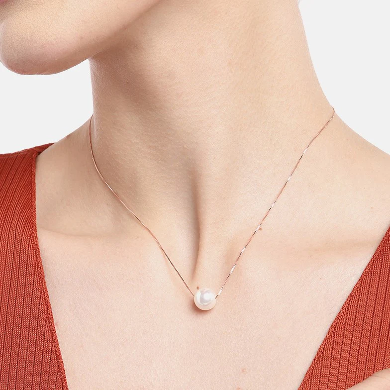 Stunning Pearl 925 Silver Necklace Combo - Image 4