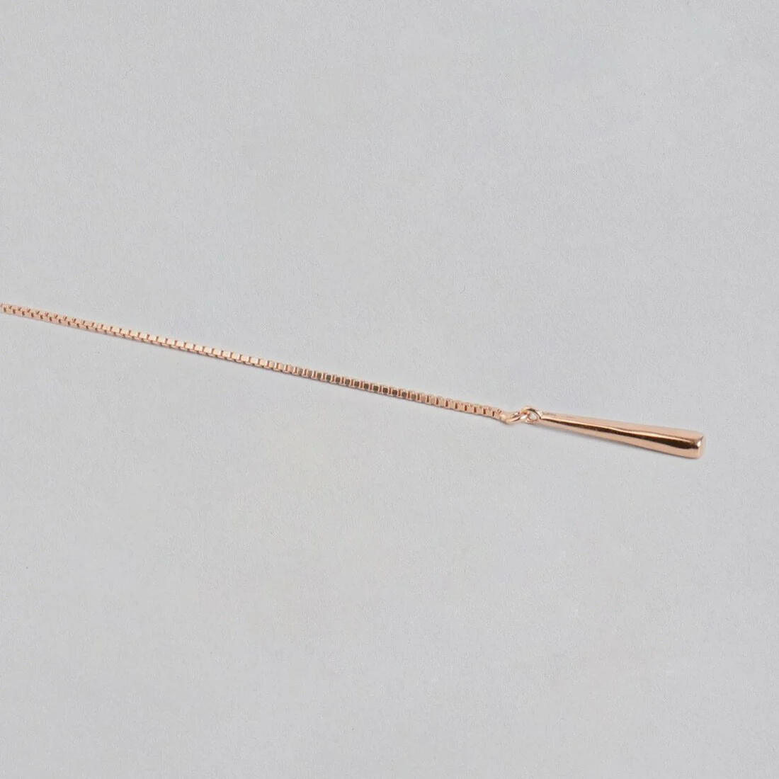 Sui Dhaga 925 Silver Earrings in Rose Gold - Image 9
