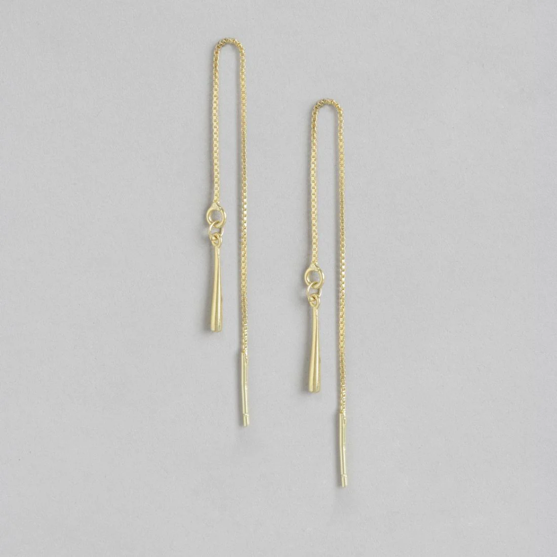 Sui Dhaga Gold Plated 925 Sterling Silver Earrings - Image 4