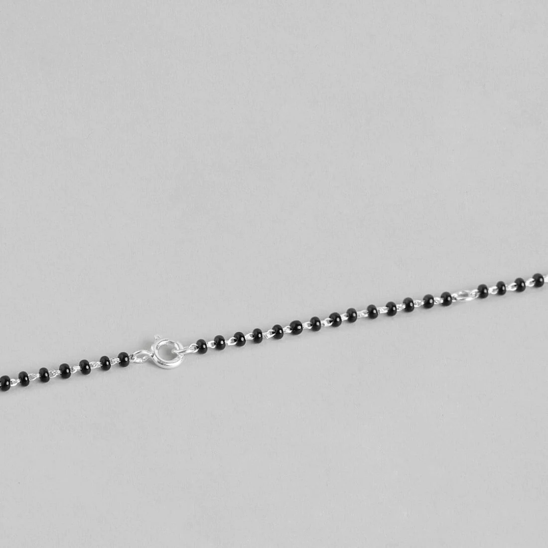 Teardrop CZ Stuuded 925 Silver Mangalsutra - Image 9