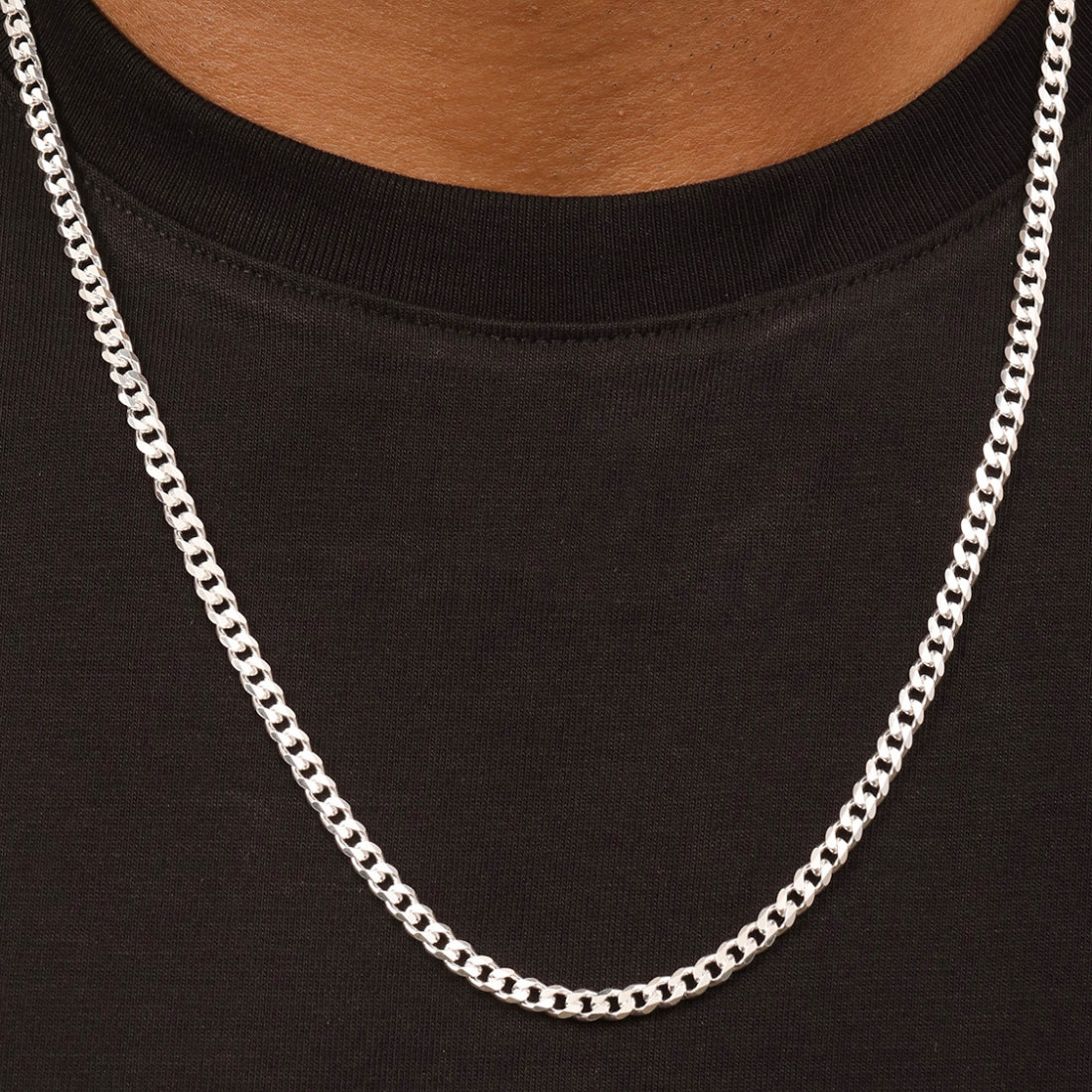The Classic Silver-Plated Linkage 925 Sterling Silver Chain for Him - Image 7
