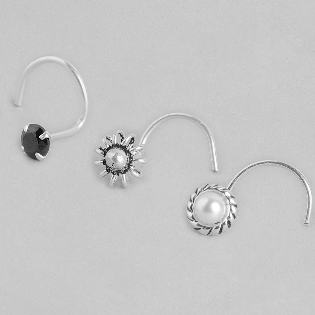 The Perfect 925 Silver Nose Pin Set - Image 4